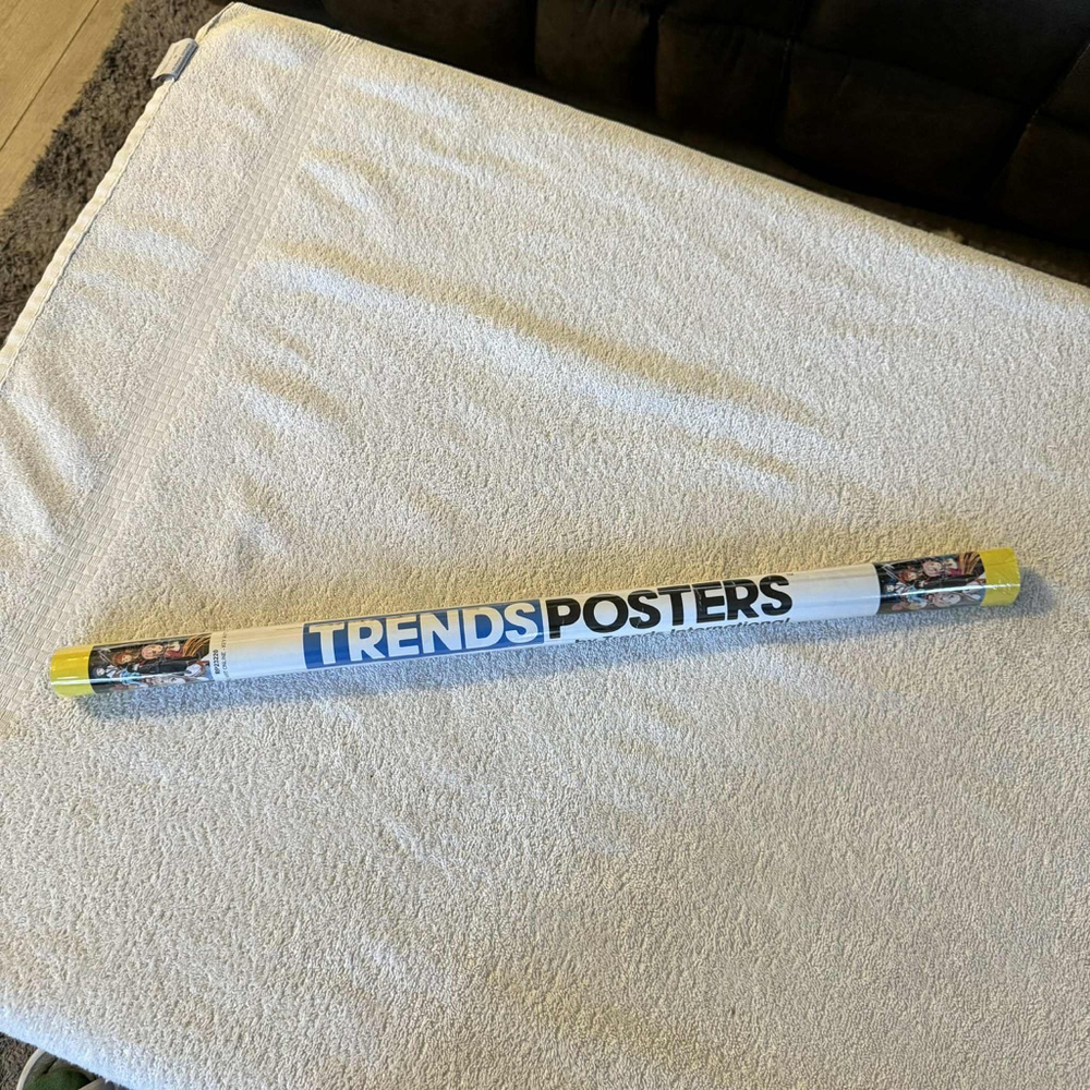 Trends International Anime Poster White Yellow One Size